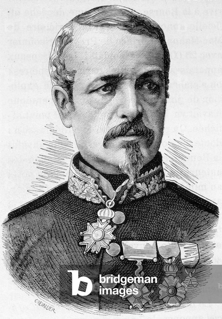 Portrait of General Charles Auguste Frossard (1807 - 1875) - in “” L'Histoire de France”” by Henri Martin, 19th century.