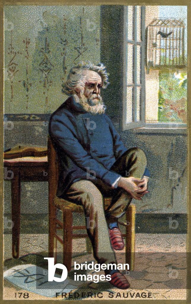 Portrait of Frédéric Sauvage (1786 - 1857), French inventor.