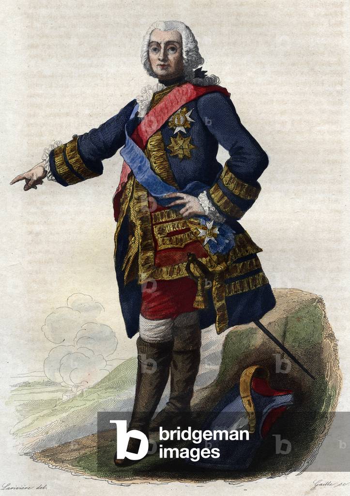 Porträt von Francois de Chevert (1695-1769), Französisch General.