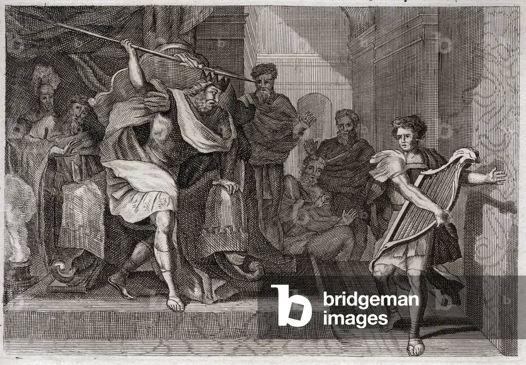 Illustration for the Royaumont Bible, 1811 (engraving)