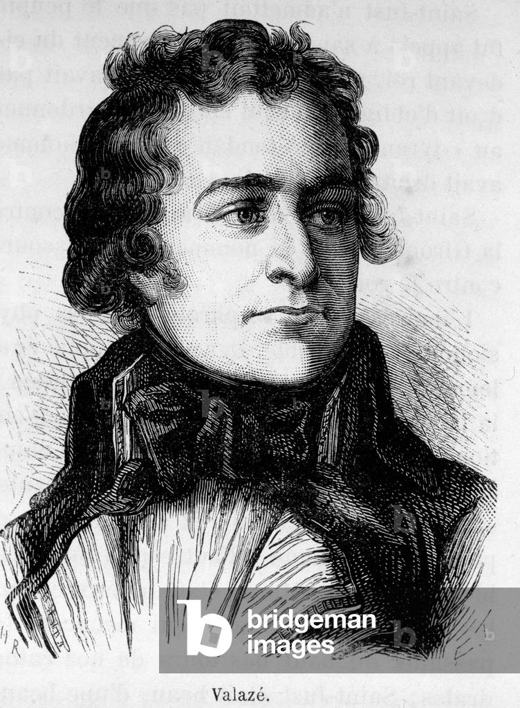 Portrait of Charles Eleonor Dufriche de Valaze, dit Dufriche-Valaze (1751-1793), French politician.