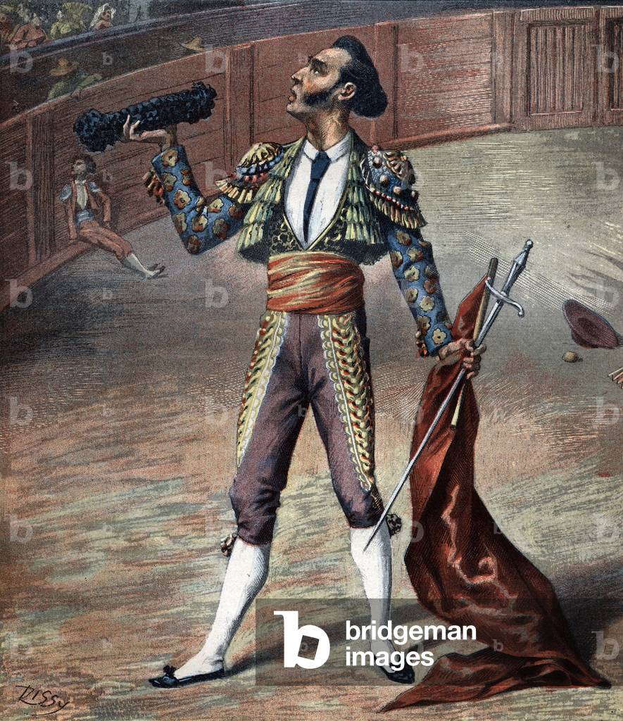 Toreador costume in 1892 (print)