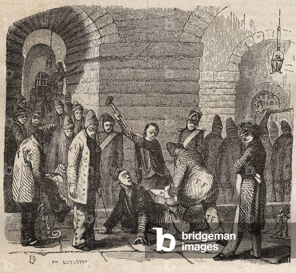 Coupling at the Rochefort bagne in the 19th century“Histoire des bagnes depuis leur création à nos jours