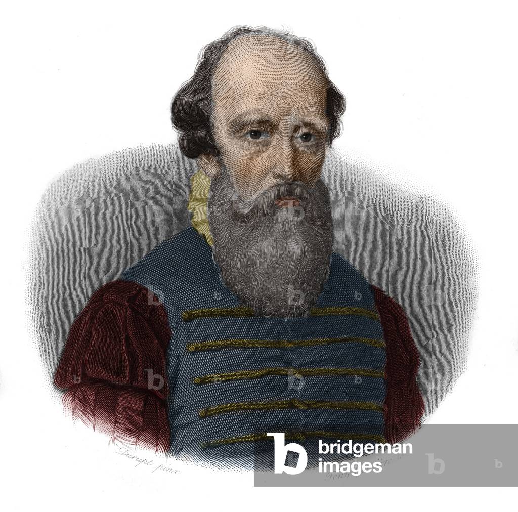 Portrait de Bernard Palissy (1510 - 1589) in