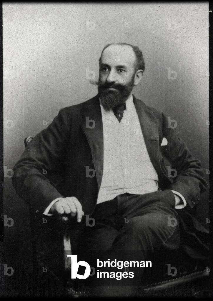 Portrait of Jacques Normand (1848-1931), French writer. 