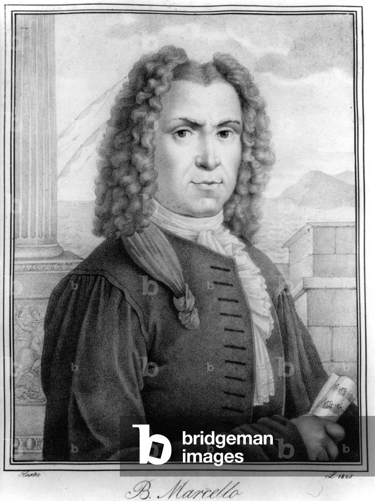 Portrait of Benedetto Marcello (1686-1739) Italian composer