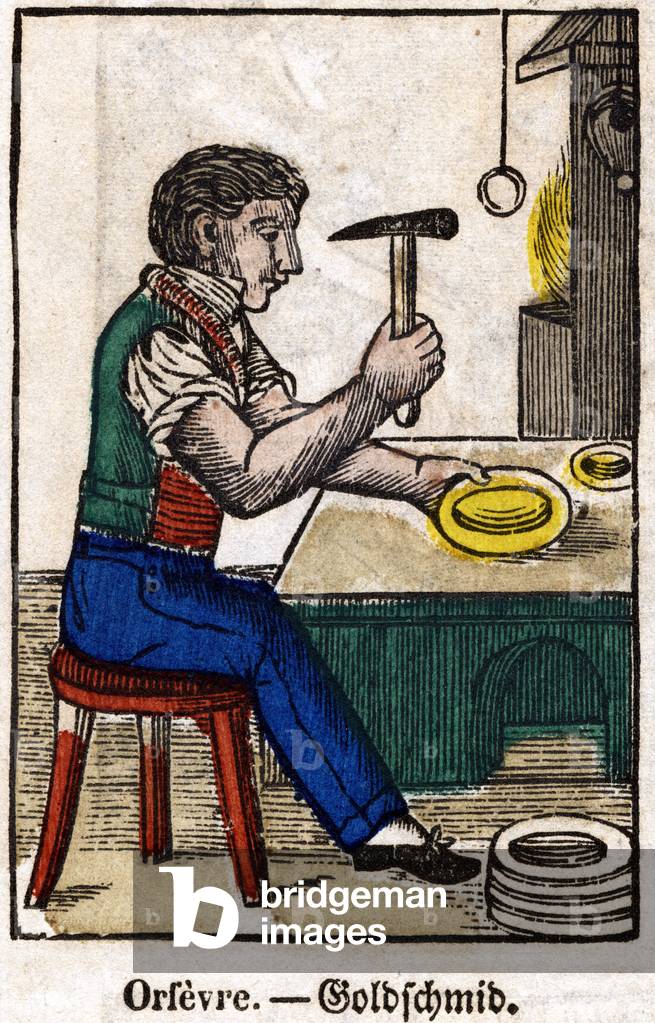 orfévre; Craft series, 19th century (print)