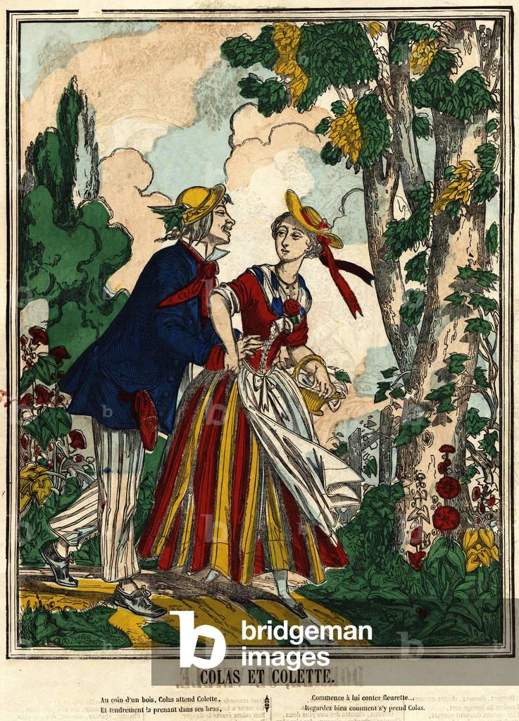 Colas e Colette, dal XIX secolo (stampa)