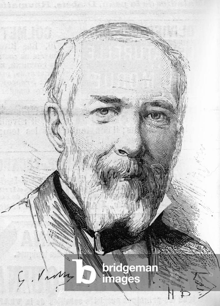 Portrait of the sculptor Francois Trupheme (1820-1888)