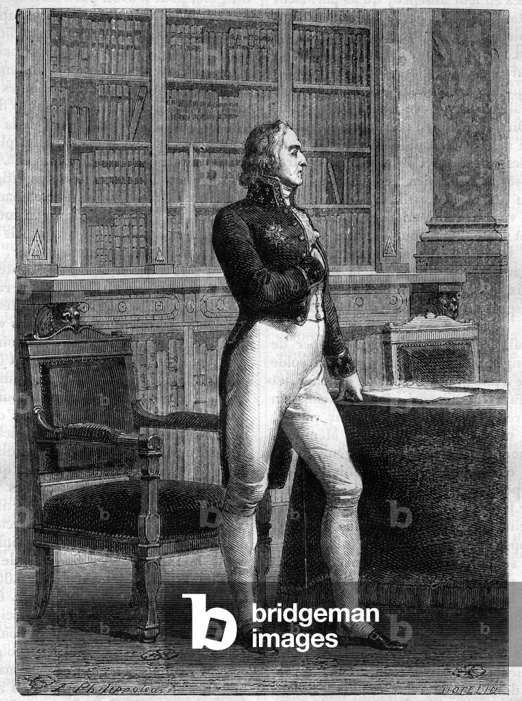 Portrait of Francois Antoine de Boissy d'Anglas, 1756-1828 - French statesman - Portrait of Francois Antoine, Count of Boissy d'Anglas (1756 - 1826), French politician - in “Histoire de l'empire suite à l'histoire du consulate”” by Adolphe Thiers -1879 - private collection