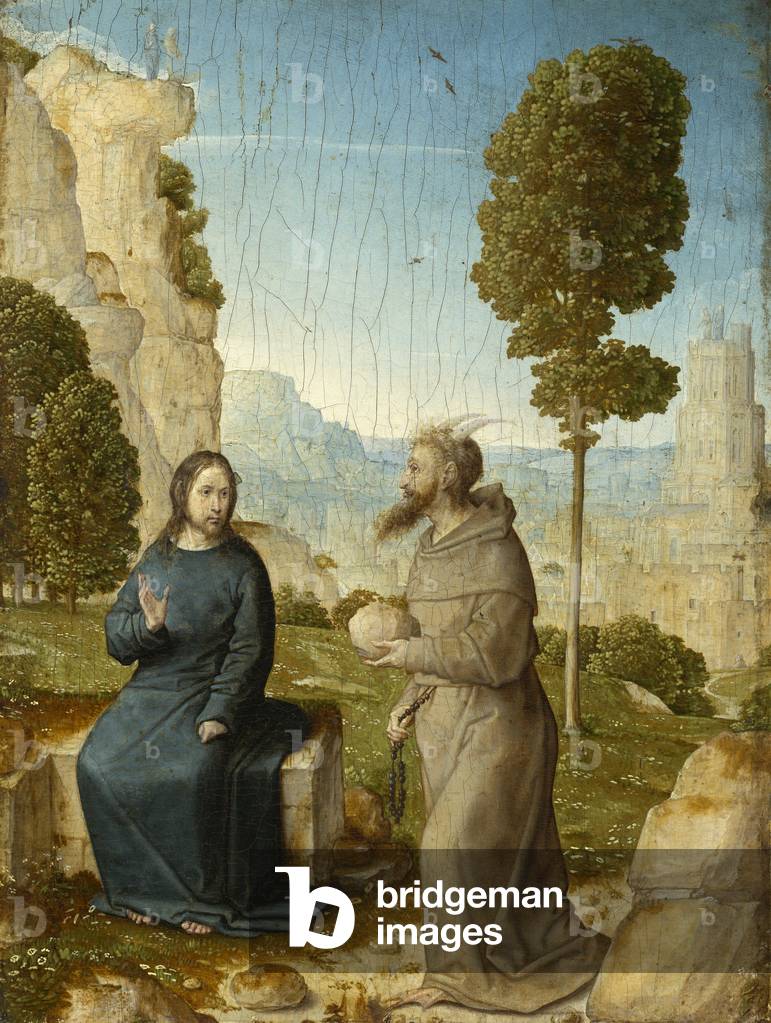 The Temptation of Christ, c.1500/04 (oil on panel)