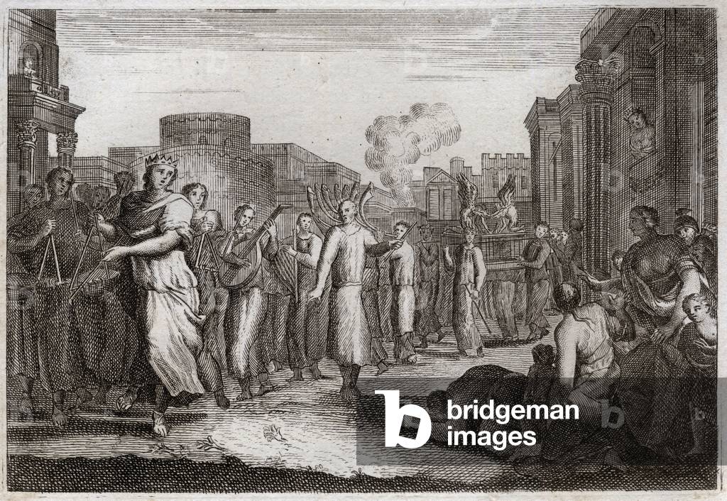 Illustration for the Royaumont Bible, 1811 (engraving)