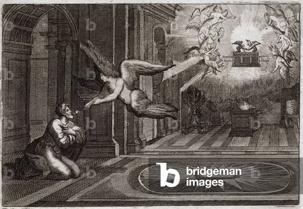 Illustration for the Royaumont Bible, 1811 (engraving)