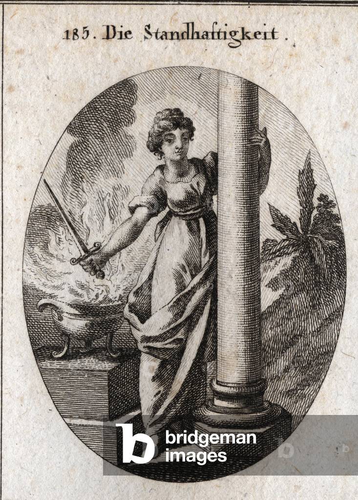 Illustration for Iconology or ideas from the sphere of passions and allegories, Vienna 1801 (engraving)