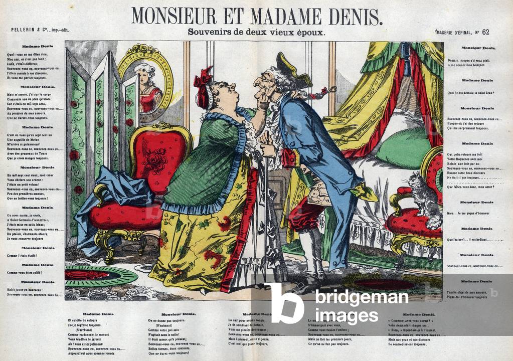 Monsieur et madame Denis, souvenirs de deux vieux epoux. fin 19e siecle (print)