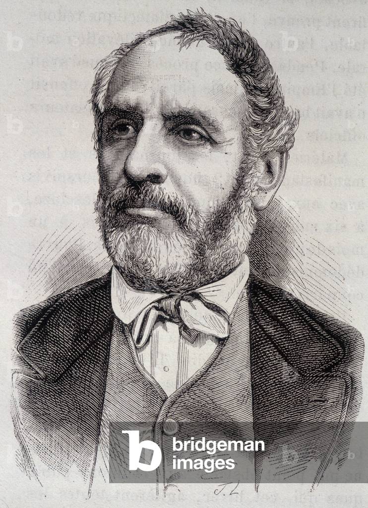 Portrait of Louis Charles Delescluze, French journalist and politician (1809-1871)