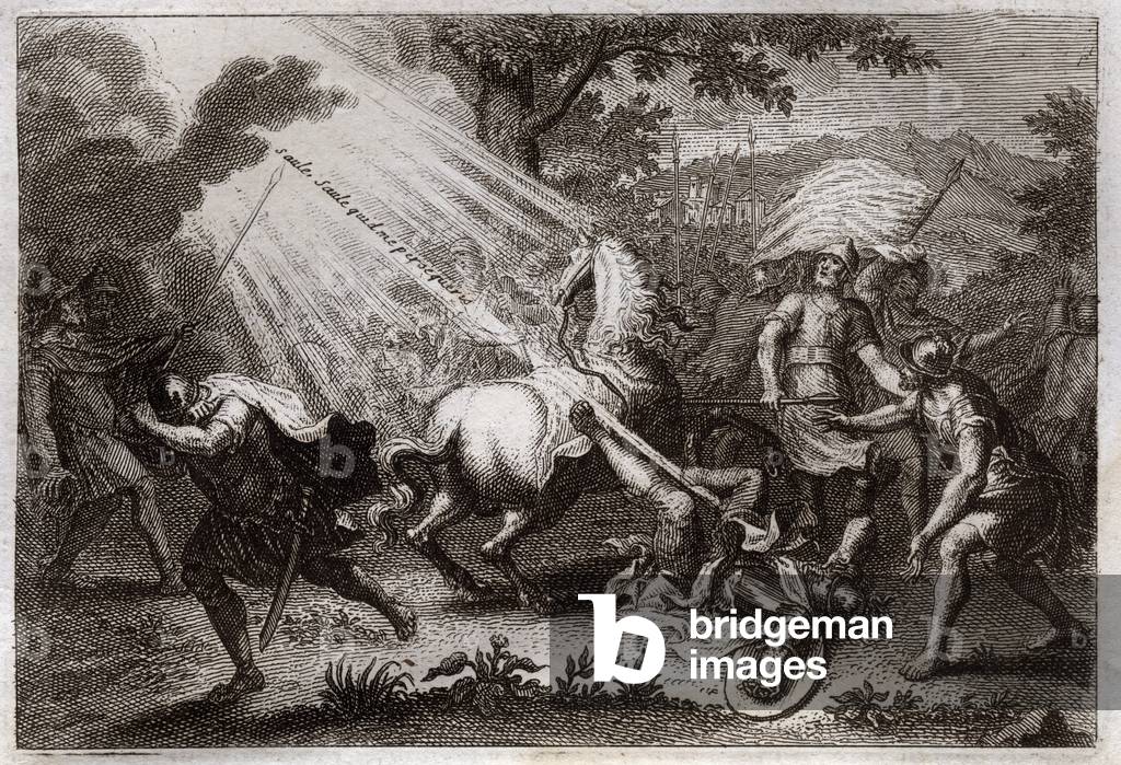 Illustration for the Royaumont Bible, 1811 (engraving)