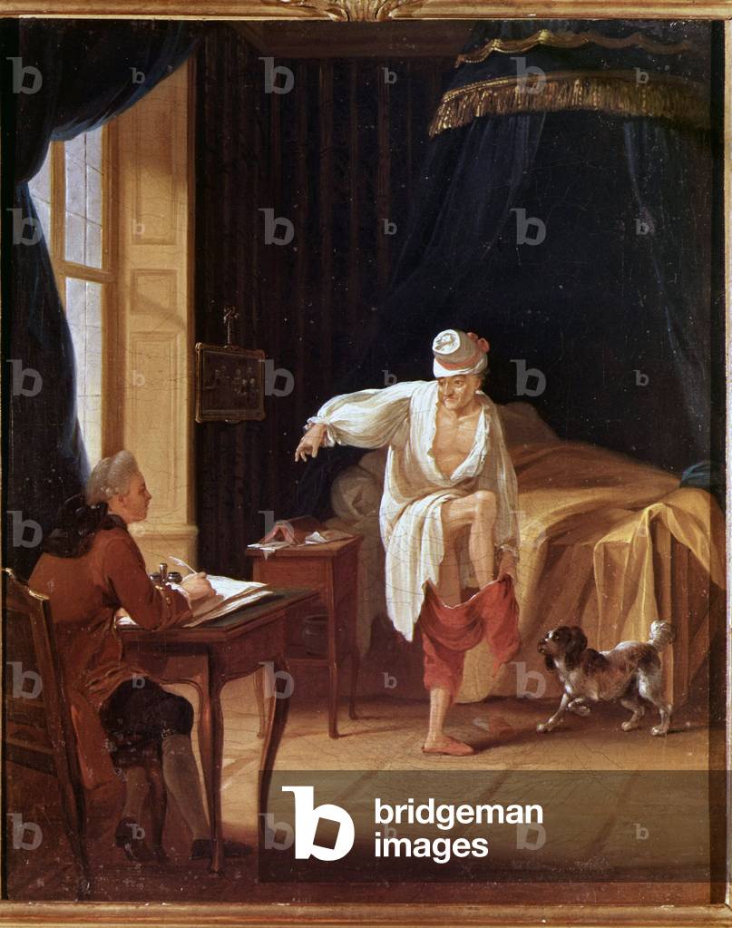 Le lever de Voltaire a Ferney (painting)