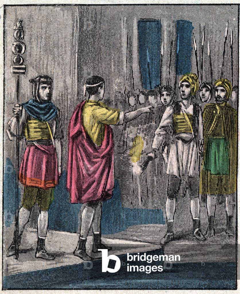 General Titus, son of the Vespasian Emperor, made the siege of Jerusalem in 69 A.D. to punish Jews with revolt