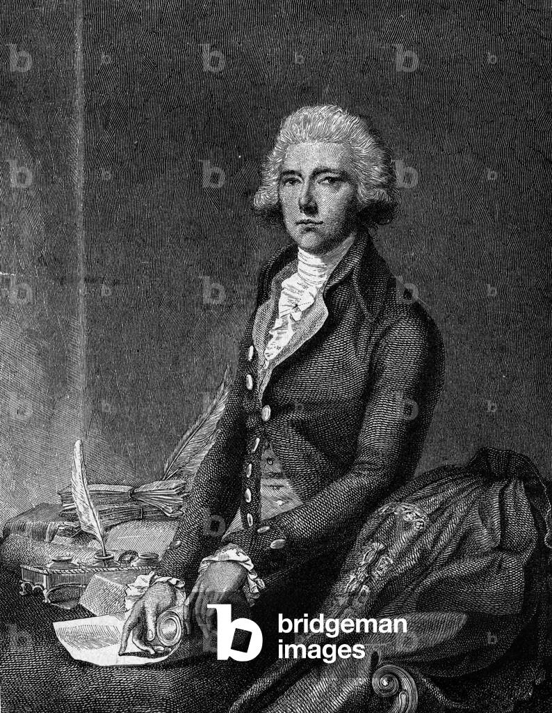 Portrait of William Pitt, known as the Second Pitt (1759 - 1806), British politician.