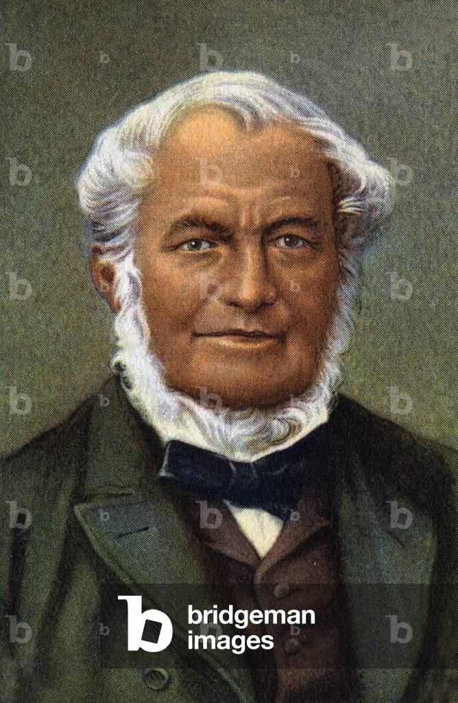 Portrait of Robert Wilhelm Bunsen . German chemist.