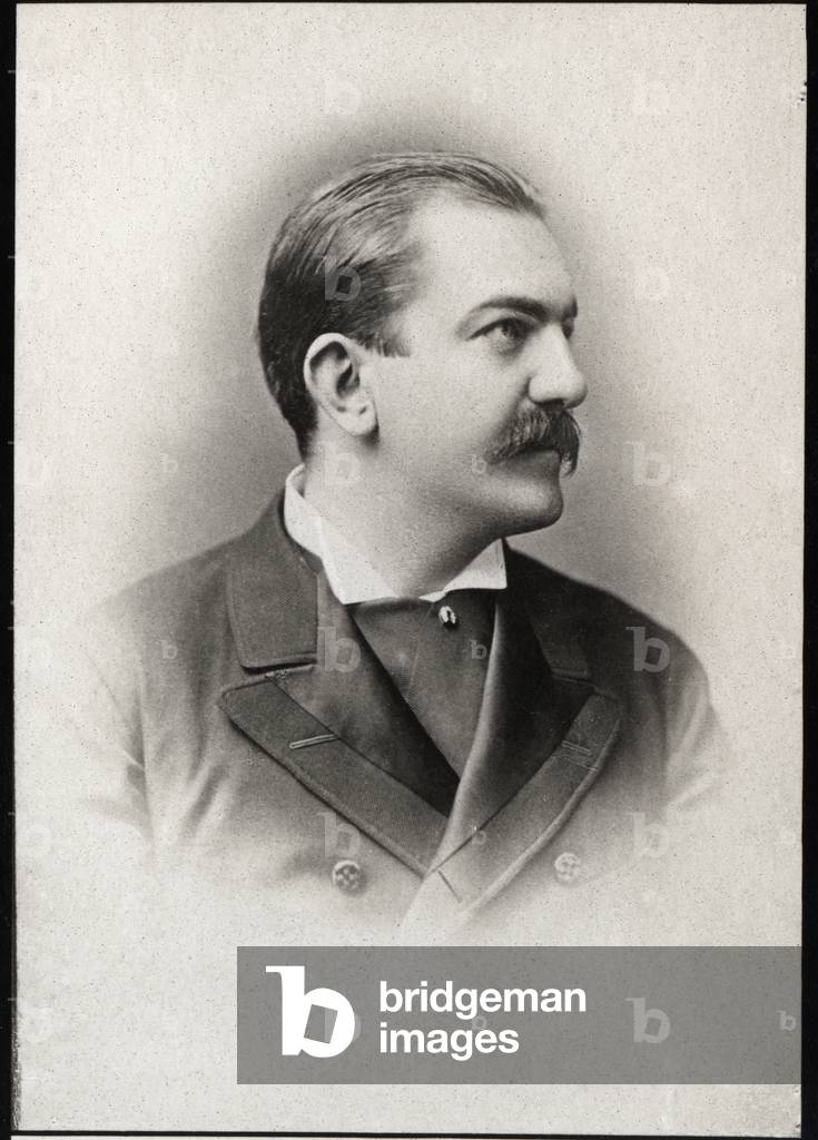 Ritratto di Milano I di Serbia (1854-1901), Re di Serbia.