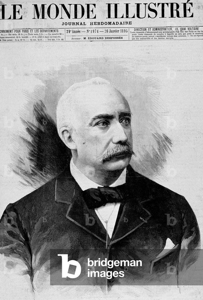 President of the Republic Félix Faure (1841 - 1899). “The world illustrated”. 26/01/1895.
