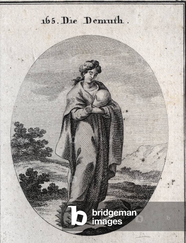 Illustration for Iconology or ideas from the sphere of passions and allegories, Vienna 1801 (engraving)