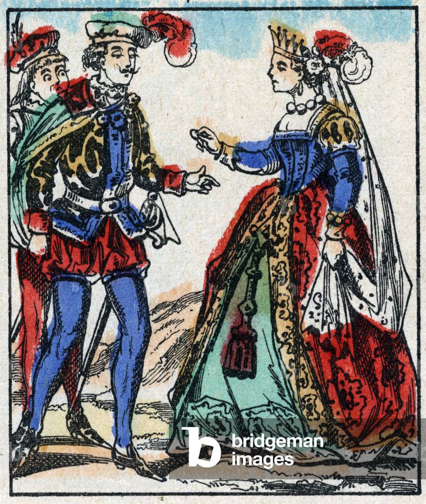 Illustration der Erzählung "Les Aventures de Grand Flandrin" feines 19e siecle (Druck)