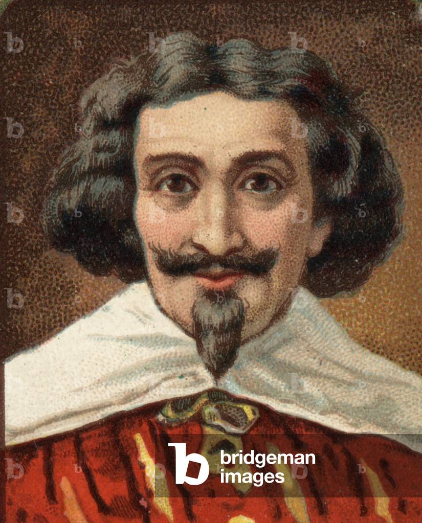 Portrait of Miguel de Cervantes (1547-1616) Spanish writer Miguel Cervantes de Saavedra.