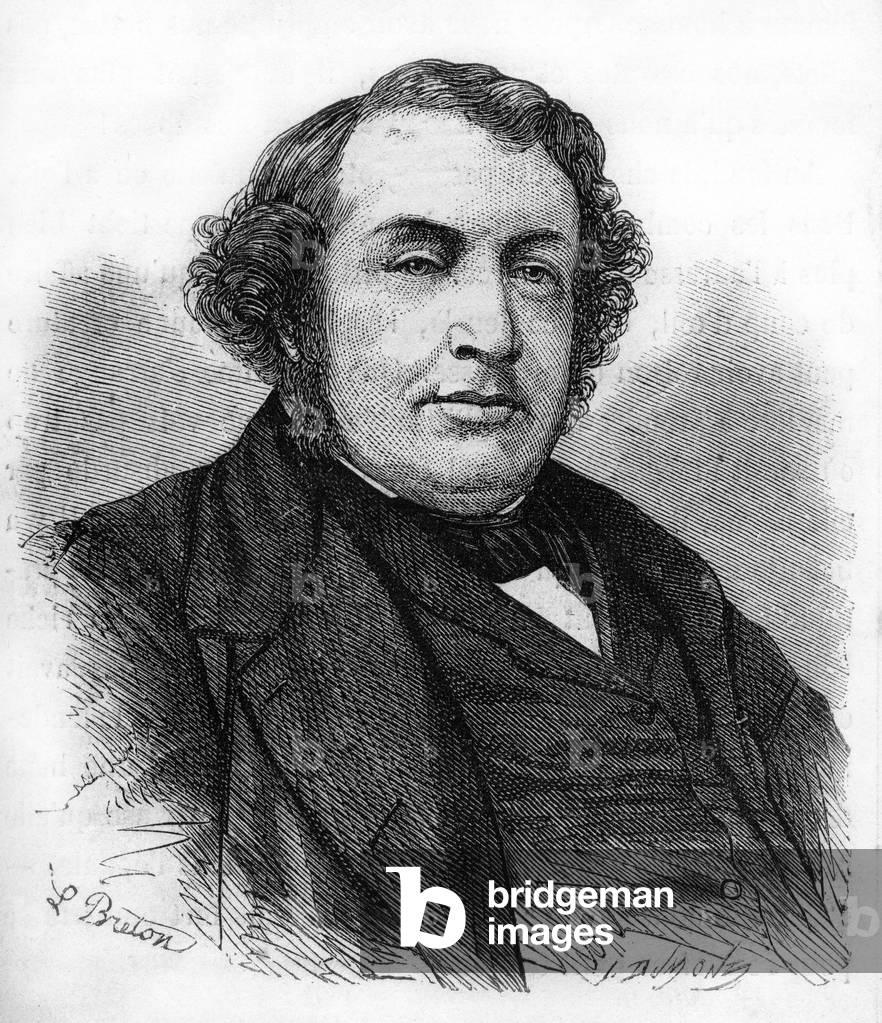 portrait of Ernest Picard. French politician (1821 to 1877).