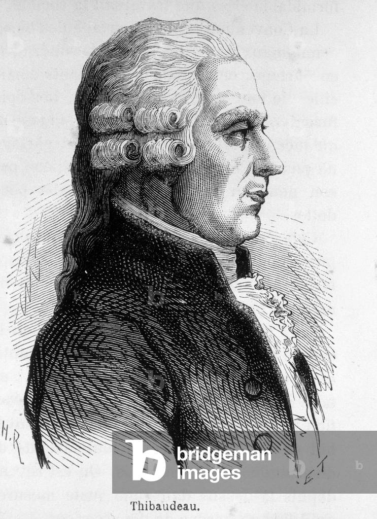 Portrait of Thibaudeau, French politician (1765-1854).
