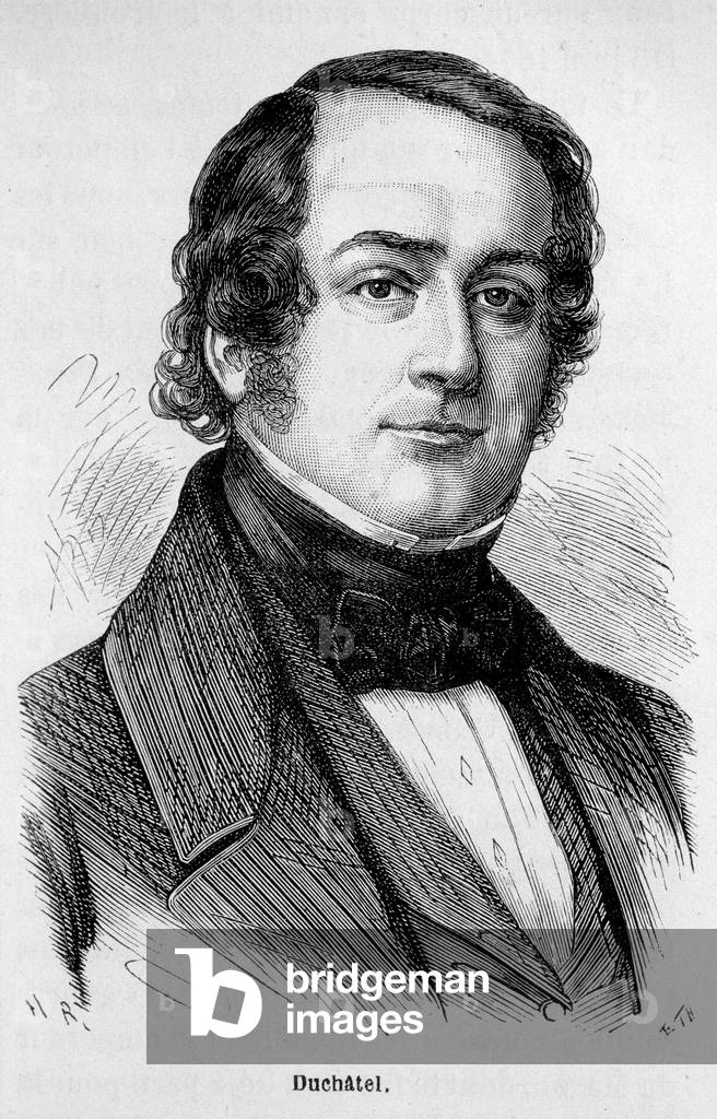 Portrait of Tanneguy Duchatel (1803-1867), French politician.