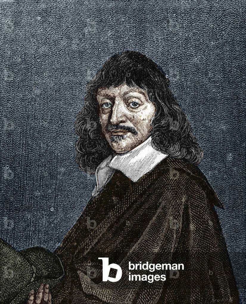 Portrait of René Descartes. 1596-1650.