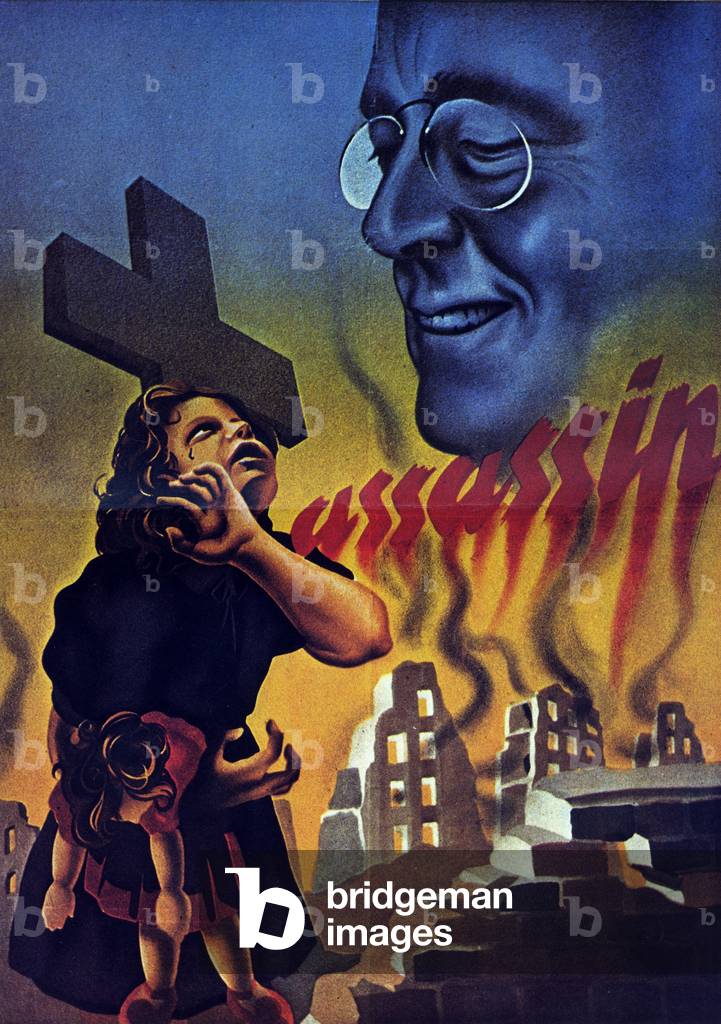 Assassin - 1943, Poster: Propaganda under the anti-American regime of Vichy (poster)