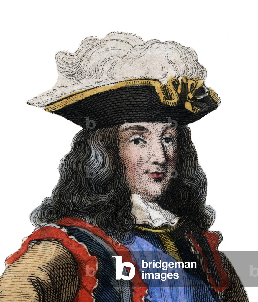 Portrait of Francois Henri de Montmorency Bouteville, called Marechal de Luxembourg, (1628-1695), French general, marshal of France.