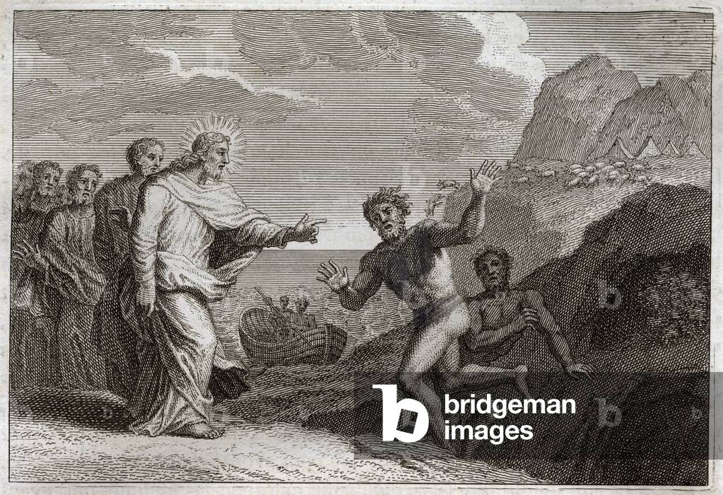 Illustration for the Royaumont Bible, 1811 (engraving)