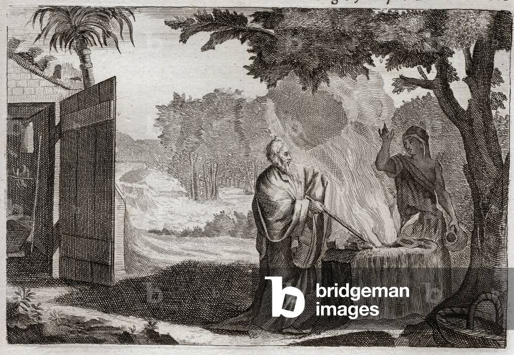 Illustration for the Royaumont Bible, 1811 (engraving)