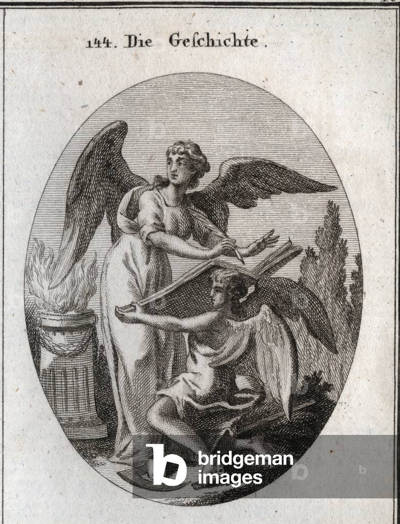 Illustration for Iconology or ideas from the sphere of passions and allegories, Vienna 1801 (engraving)