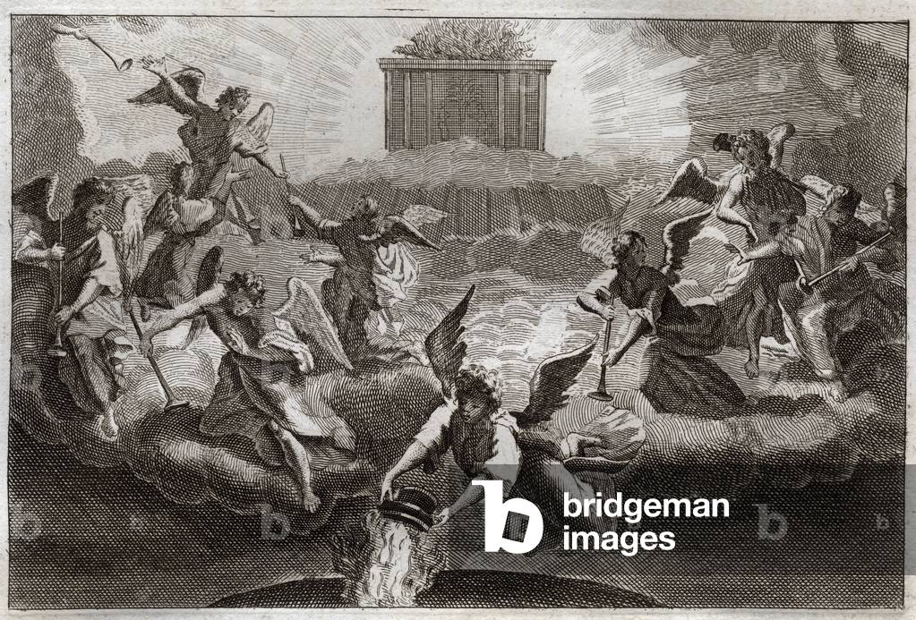 Illustration for the Royaumont Bible, 1811 (engraving)