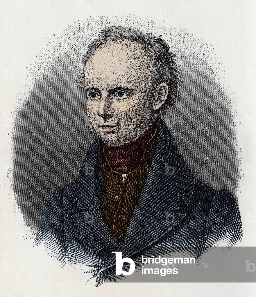 Portrait of Christian Dietrich Grabbe 1801-1836 English dramatist and playwright