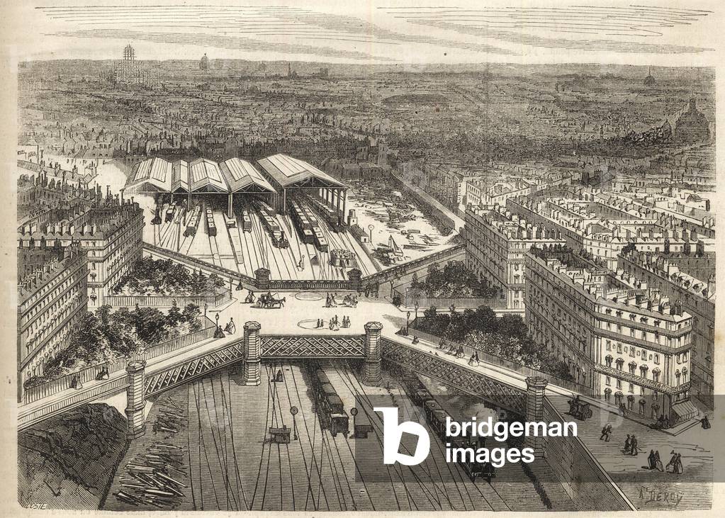 Gare de Paris-Saint-Lazare, Place de l'Europe in 