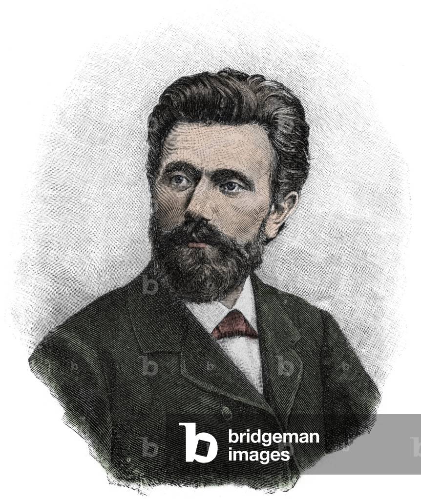 August Bebel (1840-1913), German Marxist politician and writer - Portrait of August Bebel (1840-1913), German politician
