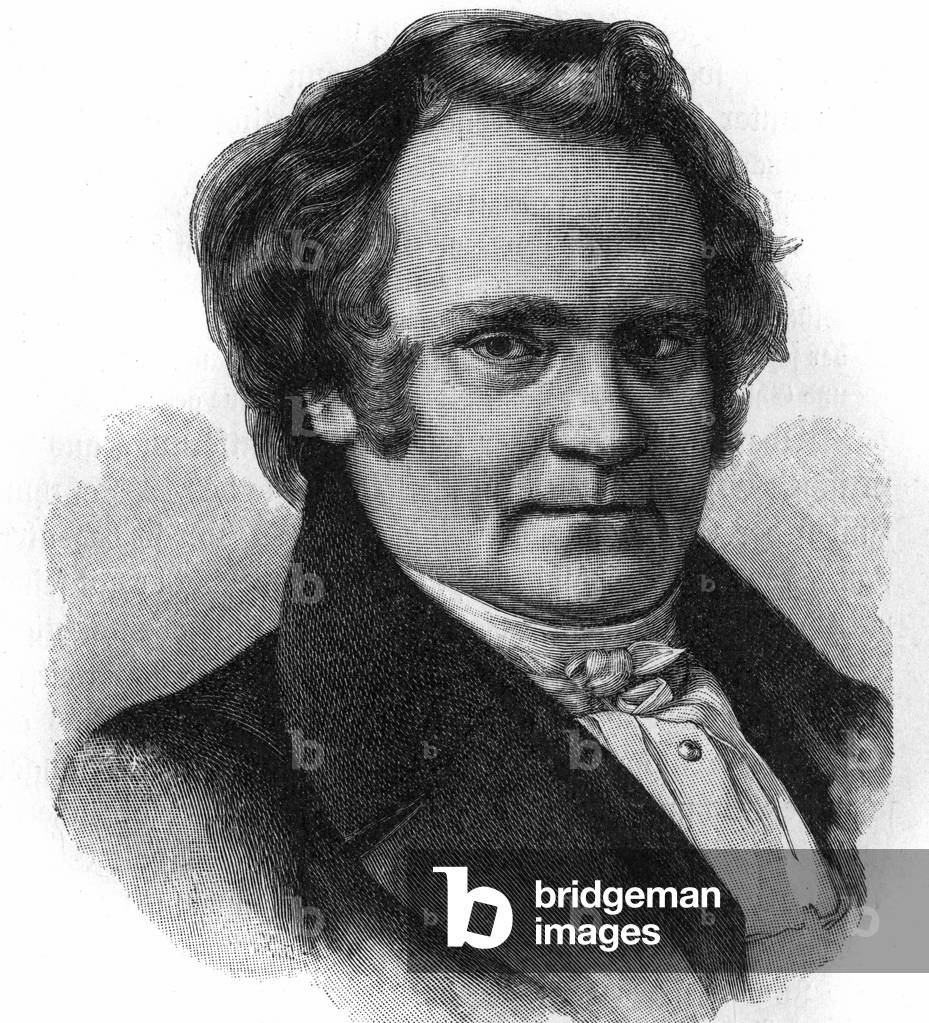 Portrait of Carl (Karl) Leberecht Immermann (1796-1840) German poet, novelist and magistrate.