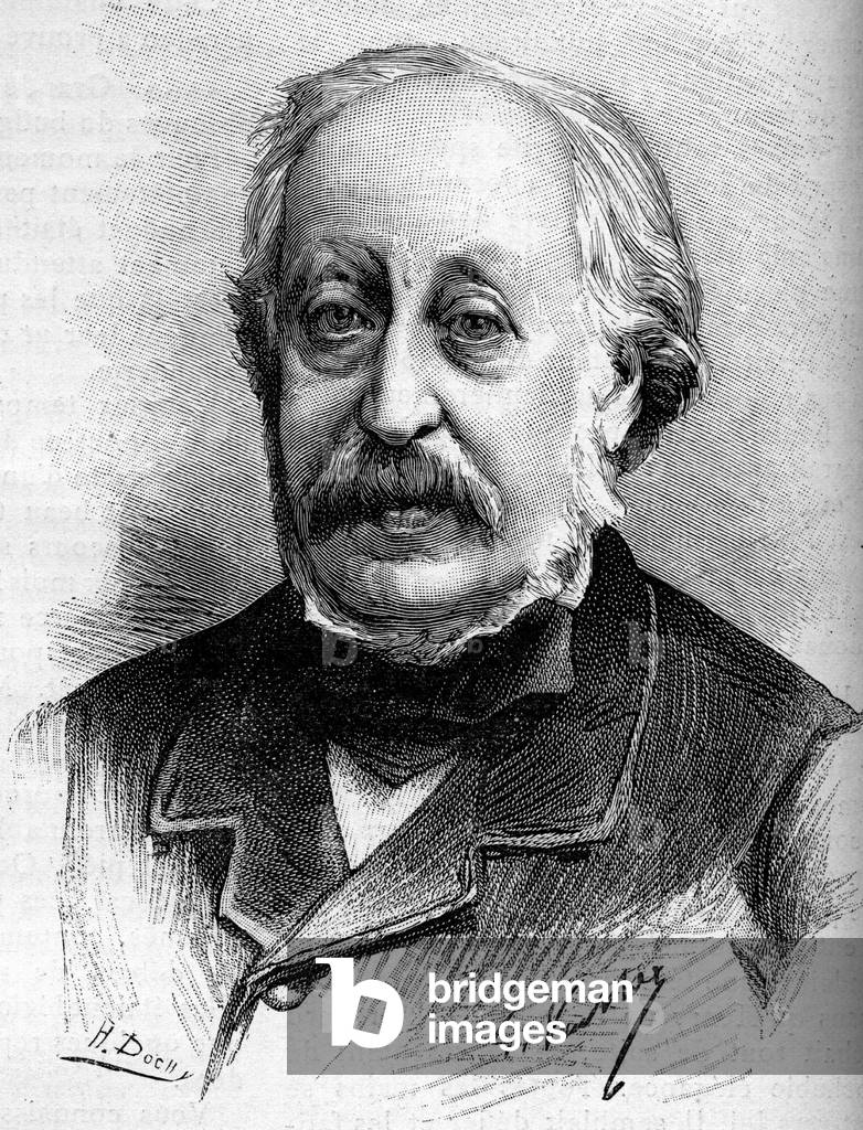 Portrait of pianist composer Stephen Heller (1813-1888).
