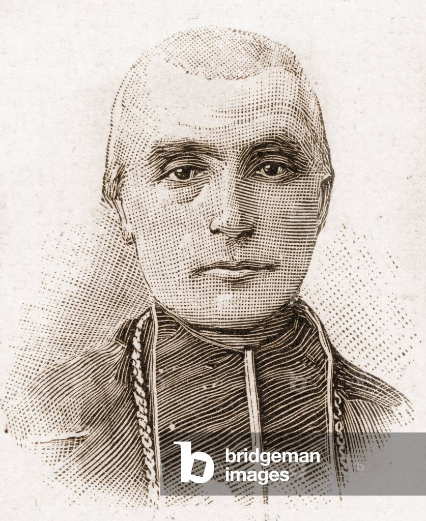 Members of the Academy Francaise in 1895: portrait of Cardinal Adolphe Perraud (1828-1906), French eveque and historian.