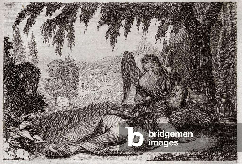 Illustration for the Royaumont Bible, 1811 (engraving)