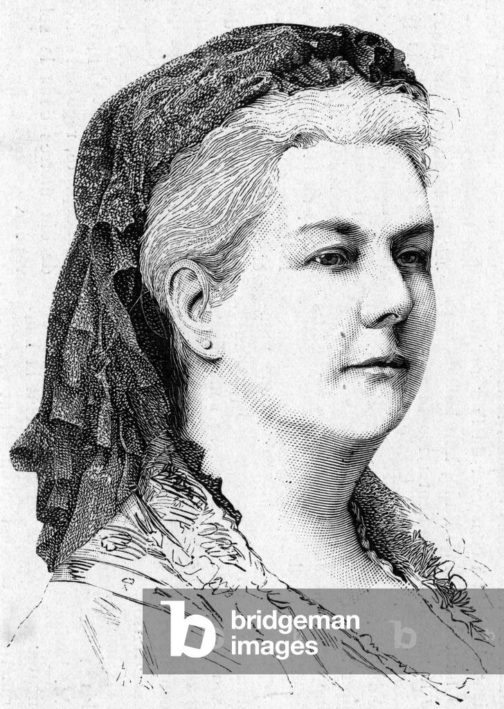 Portrait of Aglae Massart (1827-1887), professor of music at the Paris Conservatory.