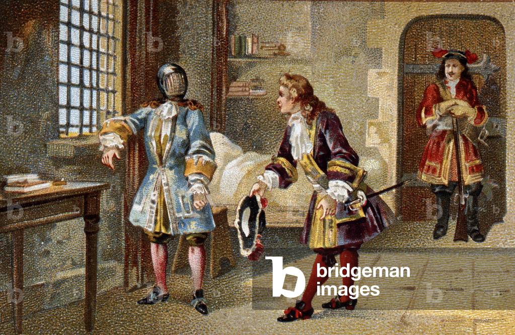 The Man with the Iron Mask, 17th century, late 19th century (chromo)