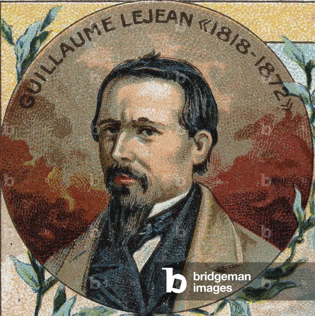 Portrait of Guillaume LEJEAN (1824-1871) Man of letters, geographer-traveler.